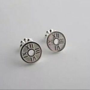 Tiffany & Co Atlas 925 Circle Round Stud Earrings